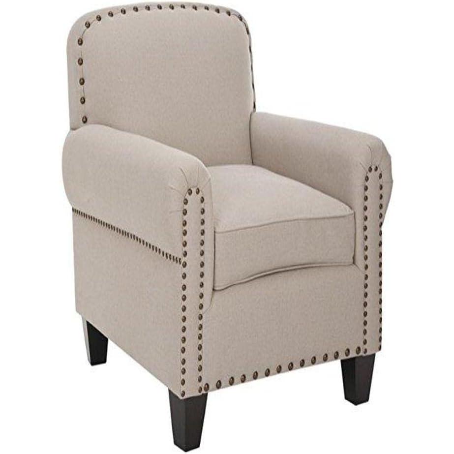 image:imageSafavieh Mercer Collection Abby Beige Linen Club ChairBeige