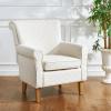 SAFAVIEH Home Collection Hazina Light Blue Geometric Ogee Club Chair(Beige/Flower)