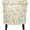 SAFAVIEH Home Collection Hazina Light Blue Geometric Ogee Club Chair(Green)