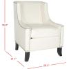 SAFAVIEH Mercer Collection Daniel Club Chair(Off White)