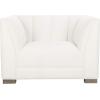 Safavieh Couture Home Beverly White Channel Tufted Club Chair