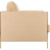 Safavieh Couture Home Reign Cream Velvet and Gold Club Chair(Cream)