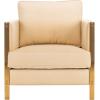 Safavieh Couture Home Reign Cream Velvet and Gold Club Chair(Cream)