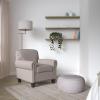 Safavieh Mercer Collection Abby Beige Linen Club Chair(Beige)