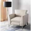 Safavieh Couture Home Criselle Modern Sand Linen Arm Chair