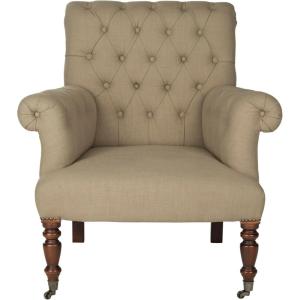 SAFAVIEH Mercer Collection Bennet Taupe Club Chair, Taupe