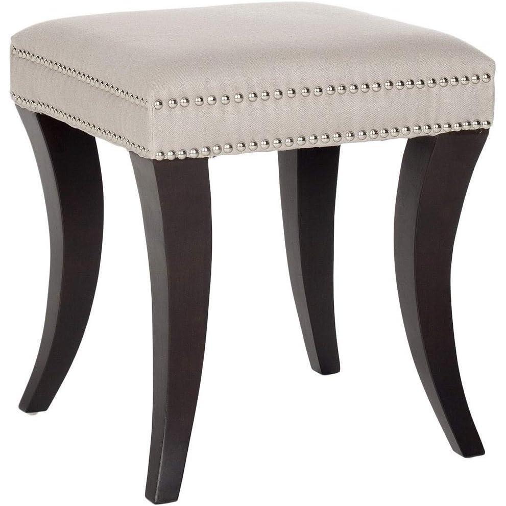 image:imageSafavieh Mercer Collection Diva Ottoman TaupeTaupe