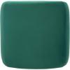 Safavieh Home Collection Kibo Modern Waterfall Cream Velvet Ottoman (Fully Assembled)(Emerald)