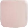 Safavieh Home Collection Kibo Modern Waterfall Cream Velvet Ottoman (Fully Assembled)(Light Pink)