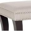 Safavieh Mercer Collection Diva Ottoman, Taupe(Taupe)