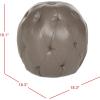 Safavieh Mercer Collection Santiago Ottoman, Clay(Clay)