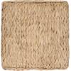 SAFAVIEH Home Collection – Posey Natural Woven Ottoman with X-Frame Base, Accent Footrest Seat, Fully Assembled (OTT6502A)(Natural)