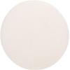SAFAVIEH Home Collection Alistair Off-White Boucle/Black Solid Wood Round Ottoman (Fully Assembled)(Off White/Black)