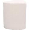 SAFAVIEH Home Collection Milena Ivory Sherpa Heart-Shaped Ottoman (Fully Assembled)(Ivory)