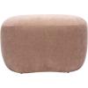 SAFAVIEH Home Collection Regut Peach Linen Ottoman (Fully Assembled)(Peach)