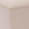 Safavieh Hudson Collection Harper Linen Ottoman, Beige, Set of 2