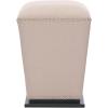 Safavieh Hudson Collection Harper Linen Ottoman, Beige, Set of 2