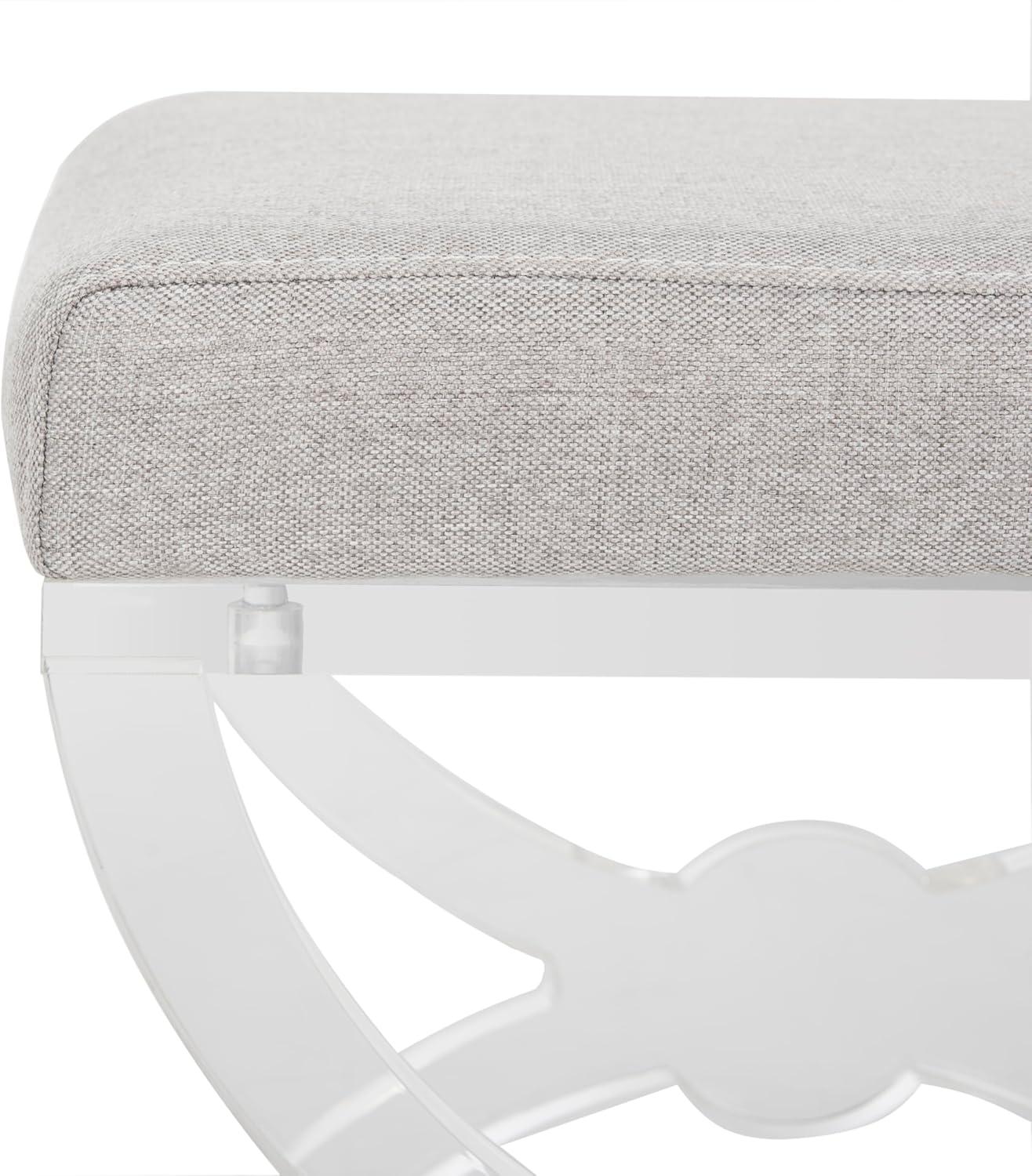 image:imageSafavieh Home Collection Delfina Clear Acrylic Ottoman