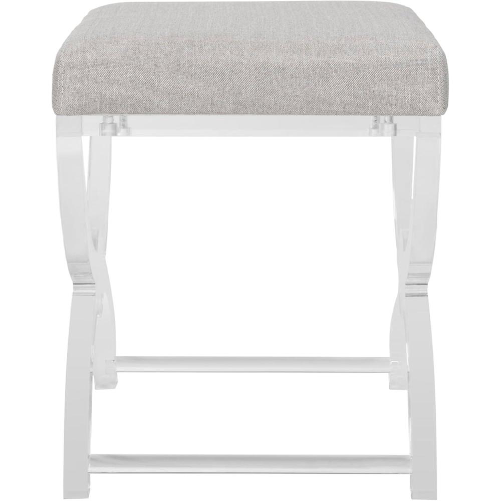 image:imageSafavieh Home Collection Delfina Clear Acrylic Ottoman