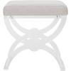 Safavieh Home Collection Delfina Clear Acrylic Ottoman,