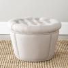 Safavieh Mercer Collection Vanessa Storage Ottoman, Taupe(Taupe)