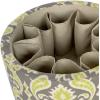 Safavieh Mercer Collection Victoria Beige Linen Shoe Ottoman(Green)