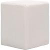 SAFAVIEH Home Collection Cierra Ivory Sherpa Diamond-Shaped Ottoman (Fully Assembled)(Ivory)