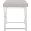 Safavieh Home Collection Delfina Clear Acrylic Ottoman,