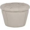 Safavieh Mercer Collection Vanessa Storage Ottoman, Taupe(Taupe)