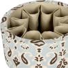 Safavieh Mercer Collection Victoria Beige Linen Shoe Ottoman(Light Blue)