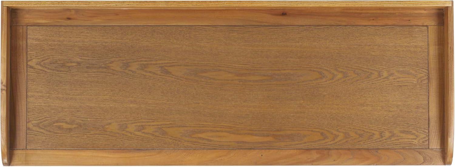 image:imageSAFAVIEH Home Collection Isaac Oak Wooden Storage Bench with Drawers Entryway amp Mudroom Seating Iron Frame Design Fully Assembled AMH6530EOak