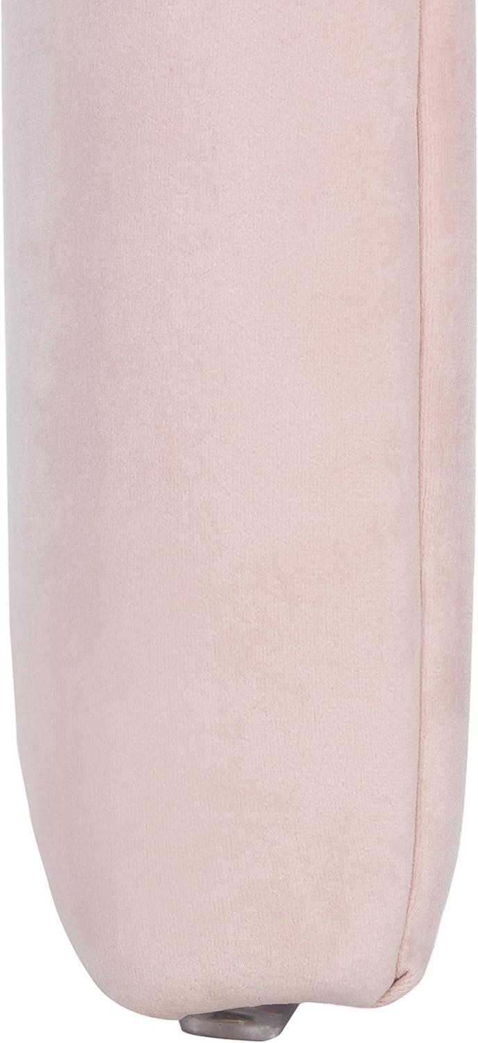 image:imageSAFAVIEH Home Collection Tenko Emerald Green Curved Upholstered Accent Bench Modern Minimalist Seating for Bedroom Entryway or Living Room BCH1300DLight Pink