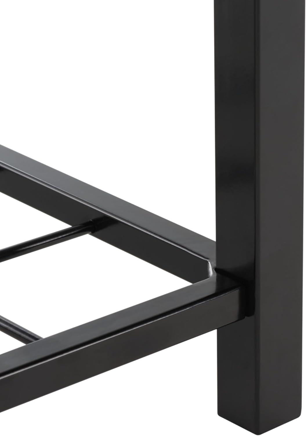image:imageSAFAVIEH Home Collection Milligan BlackBlack Open Shelf Bench with CushionBlackBlack