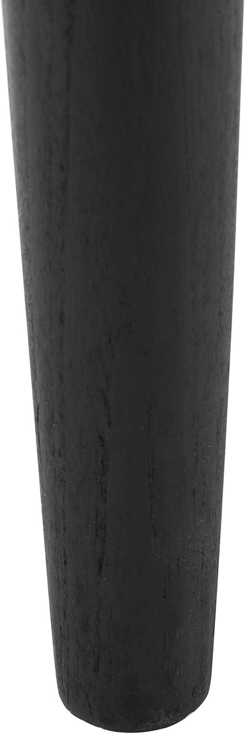 image:imageSafavieh Home Amalia 47inch White and Oak Leather Weave BenchBlack Black