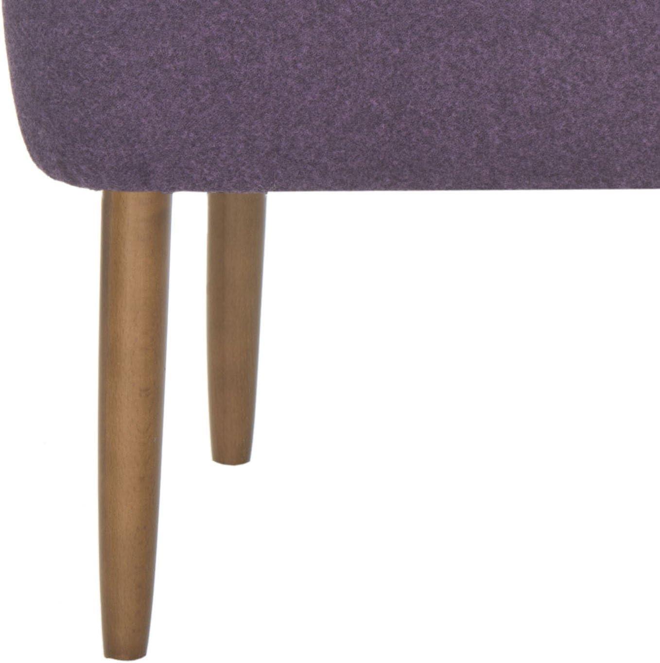 image:imageSafavieh Mercer Collection Levi Grey MidCentury BenchPlum