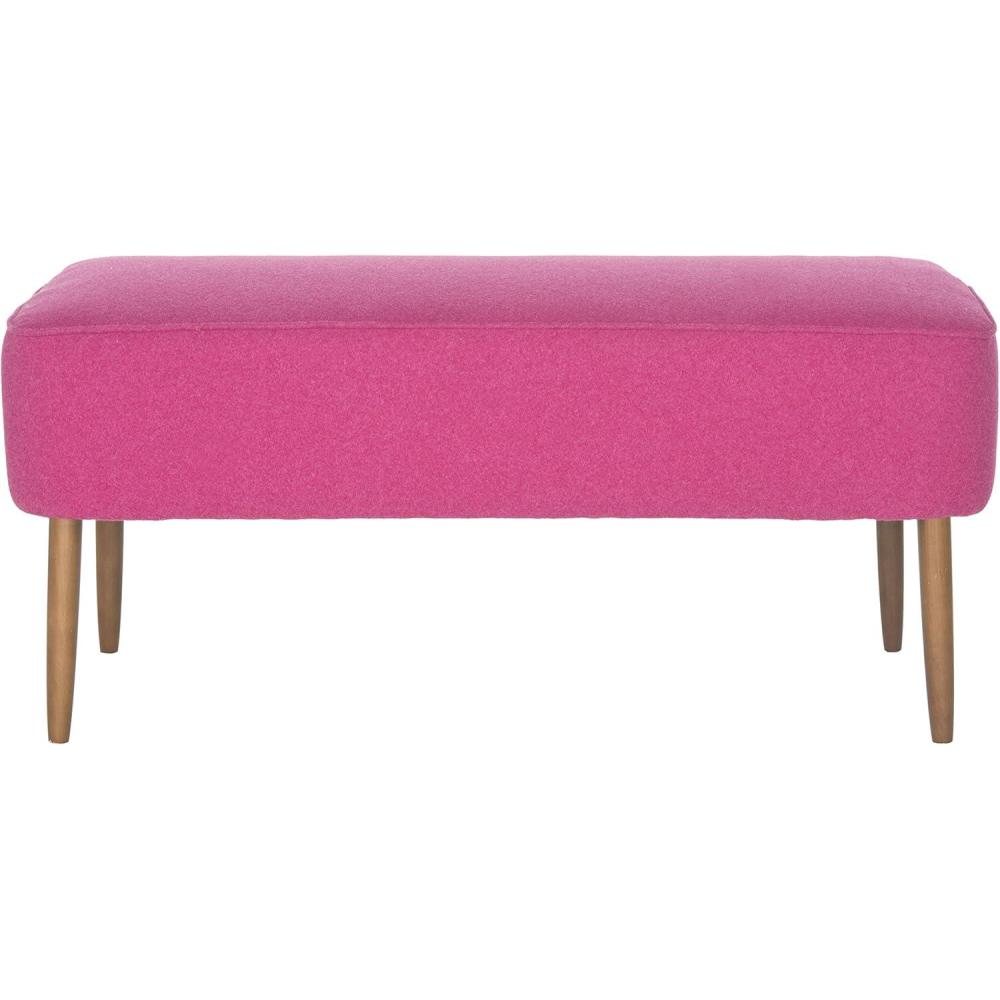 image:imageSafavieh Mercer Collection Levi Grey MidCentury BenchBerry