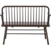 SAFAVIEH Home Collection – Lucilia Spindle Bench, Dark Walnut Solid Wood Entryway or Dining Bench, Windsor Style Seating (BCH8501D)
