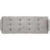 SAFAVIEH Home Collection Everdeen Glam Light Grey Velvet/Gold Pillow Top Tufted Bench(Silver Grey/Gold)