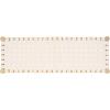 Safavieh Home Amalia 47-inch White and Oak Leather Weave Bench(White / Light Oak)