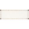 Safavieh Home Amalia 47-inch White and Oak Leather Weave Bench(White / Oak)