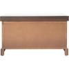 Safavieh Home Collection Landers Sand 2-Drawer/Cushion Storage Bench (Fully Assembled) BCH5702D(Brown)