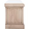 Safavieh Home Collection Landers Sand 2-Drawer/Cushion Storage Bench (Fully Assembled) BCH5702D(Sand)