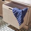 Safavieh Home Collection Landers Sand 2-Drawer/Cushion Storage Bench (Fully Assembled) BCH5702D(Sand)