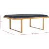 Safavieh Home Collection White and Gold Millie Zebra Loft Bench(Navy / Gold)