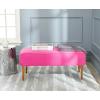 Safavieh Mercer Collection Levi Grey Mid-Century Bench(Berry)