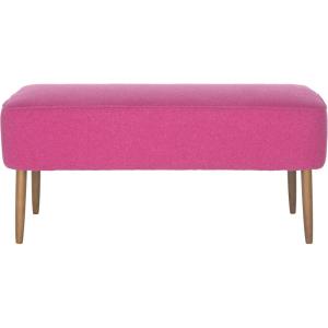 Safavieh Mercer Collection Levi Grey Mid-Century Bench(Berry)