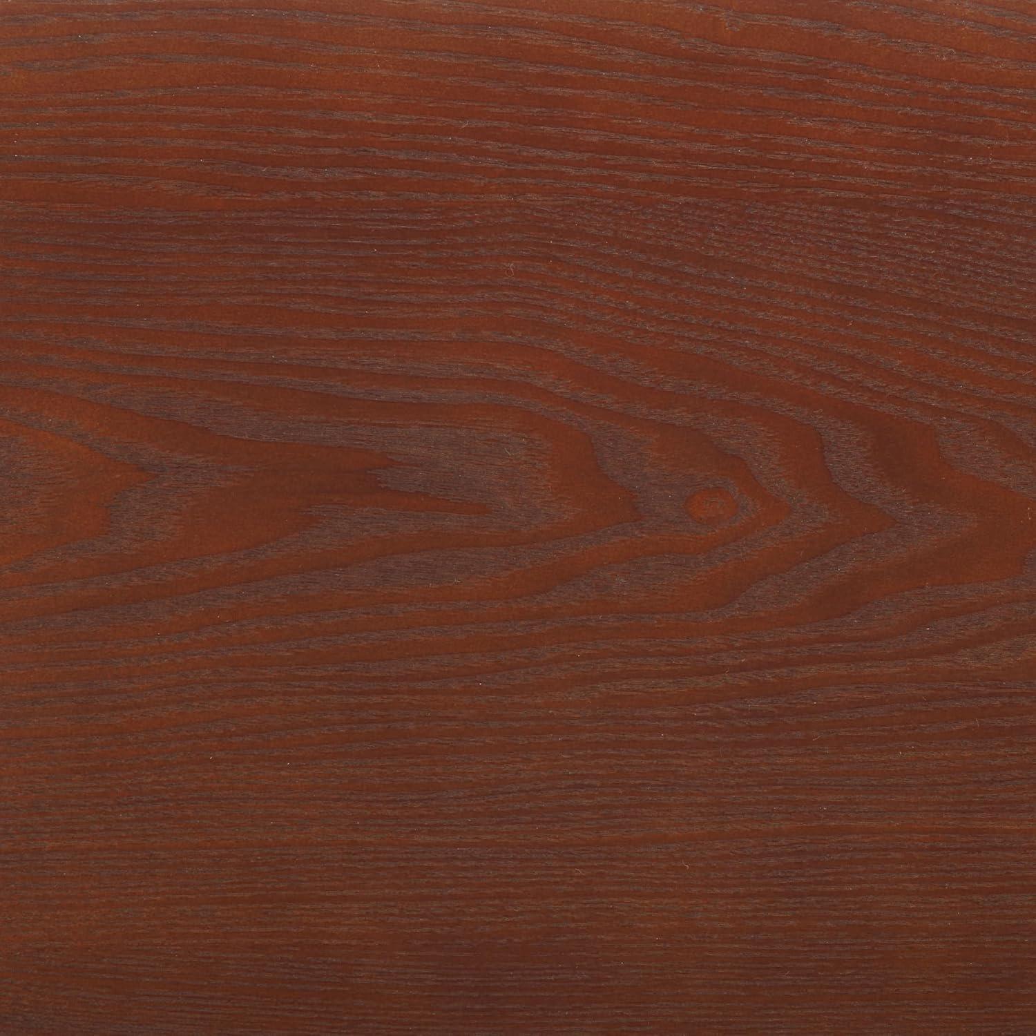 image:imageSAFAVIEH Home Collection Enoki Black Oval Top BenchWalnut