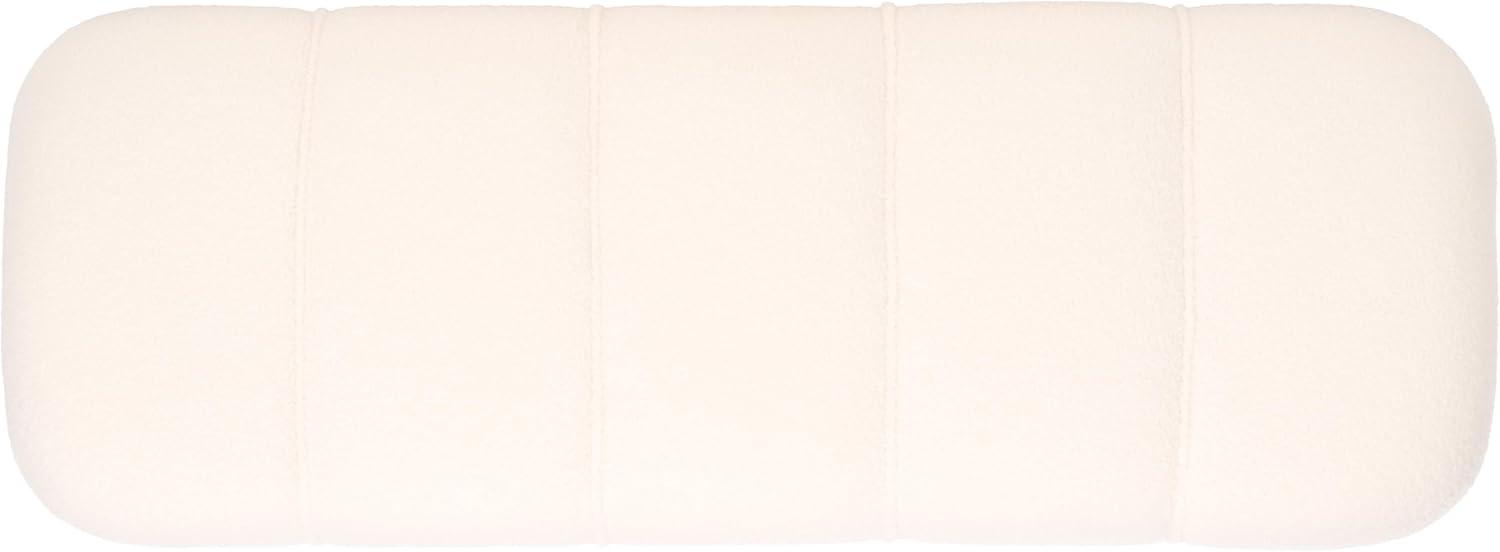 image:imageSAFAVIEH Home Collection Maila OffWhite VelvetCopper Rectangle Bench