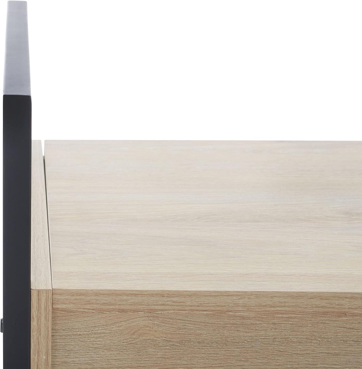 image:imageSAFAVIEH Home Collection Rhonwen SandBlack Storage Bench