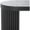 SAFAVIEH Home Collection Enoki Black Oval Top Bench(Black)